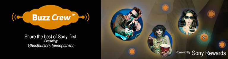 Sony Rewards Buzz Crew Logo