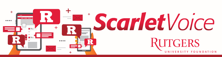 Rutgers University Scarlet Voice Logo