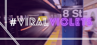 #ViralViolets Logo