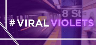 #ViralViolets Logo